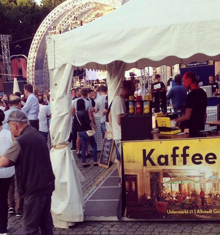 Kaffee am Flüsterbogen